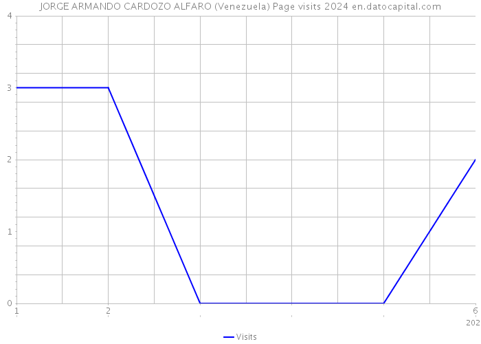 JORGE ARMANDO CARDOZO ALFARO (Venezuela) Page visits 2024 