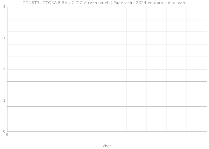 CONSTRUCTORA BIRAN G T C A (Venezuela) Page visits 2024 