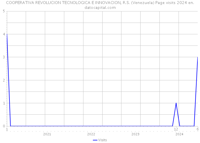 COOPERATIVA REVOLUCION TECNOLOGICA E INNOVACION, R.S. (Venezuela) Page visits 2024 