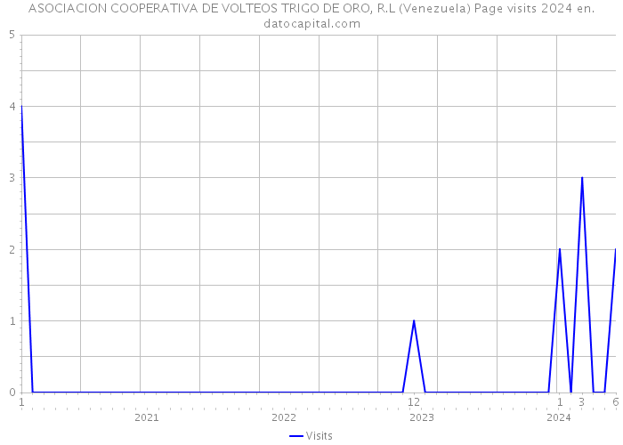 ASOCIACION COOPERATIVA DE VOLTEOS TRIGO DE ORO, R.L (Venezuela) Page visits 2024 