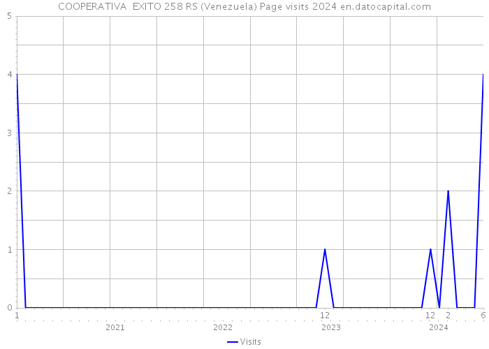 COOPERATIVA EXITO 258 RS (Venezuela) Page visits 2024 