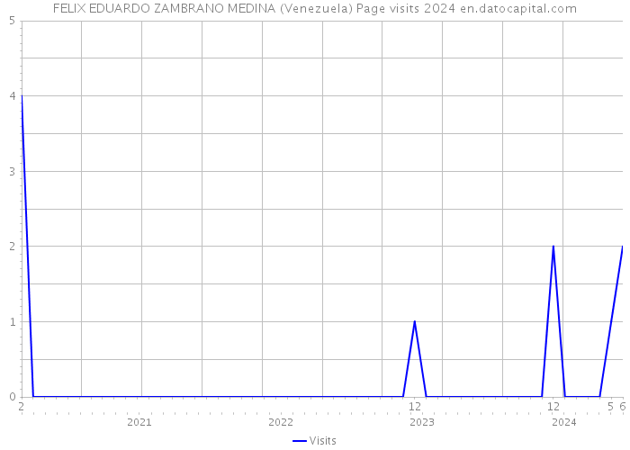 FELIX EDUARDO ZAMBRANO MEDINA (Venezuela) Page visits 2024 