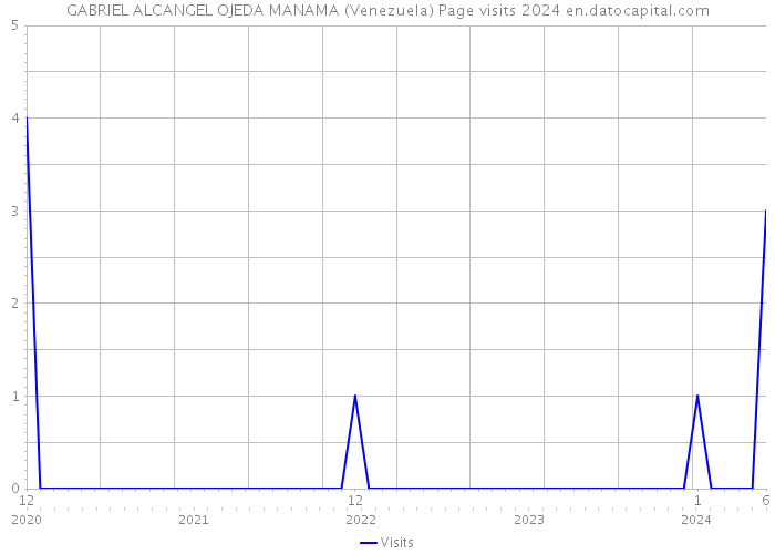 GABRIEL ALCANGEL OJEDA MANAMA (Venezuela) Page visits 2024 