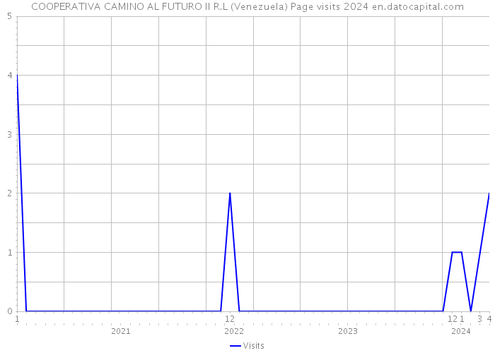 COOPERATIVA CAMINO AL FUTURO II R.L (Venezuela) Page visits 2024 