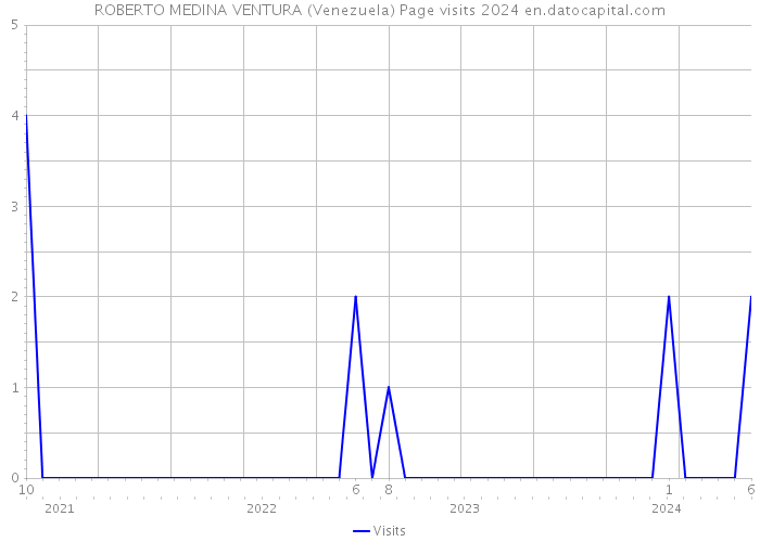 ROBERTO MEDINA VENTURA (Venezuela) Page visits 2024 