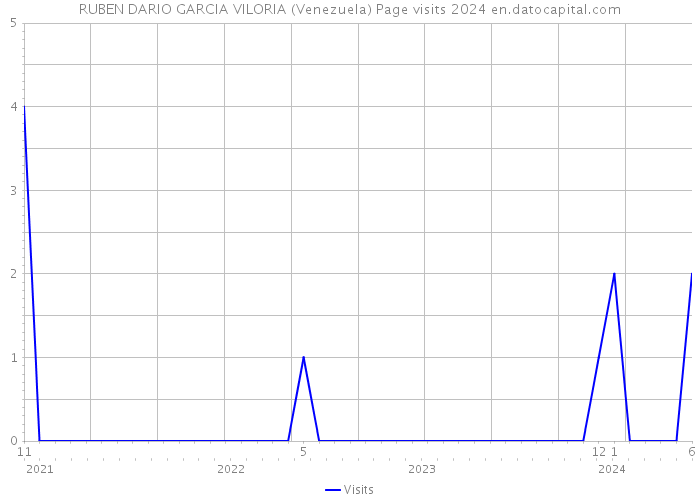 RUBEN DARIO GARCIA VILORIA (Venezuela) Page visits 2024 