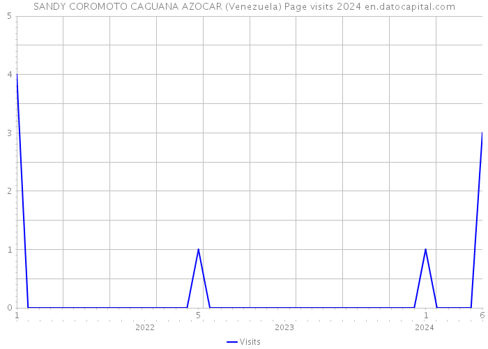 SANDY COROMOTO CAGUANA AZOCAR (Venezuela) Page visits 2024 