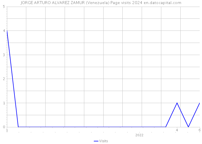 JORGE ARTURO ALVAREZ ZAMUR (Venezuela) Page visits 2024 