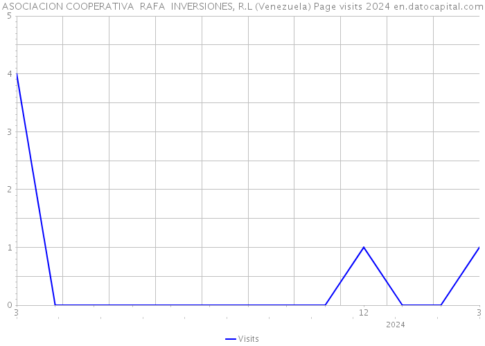 ASOCIACION COOPERATIVA RAFA INVERSIONES, R.L (Venezuela) Page visits 2024 