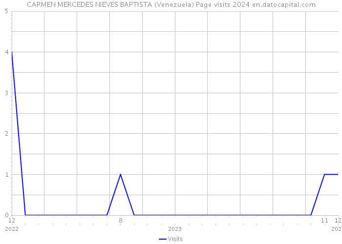 CARMEN MERCEDES NIEVES BAPTISTA (Venezuela) Page visits 2024 