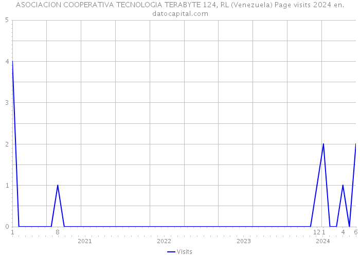 ASOCIACION COOPERATIVA TECNOLOGIA TERABYTE 124, RL (Venezuela) Page visits 2024 