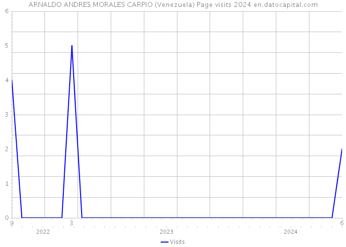 ARNALDO ANDRES MORALES CARPIO (Venezuela) Page visits 2024 