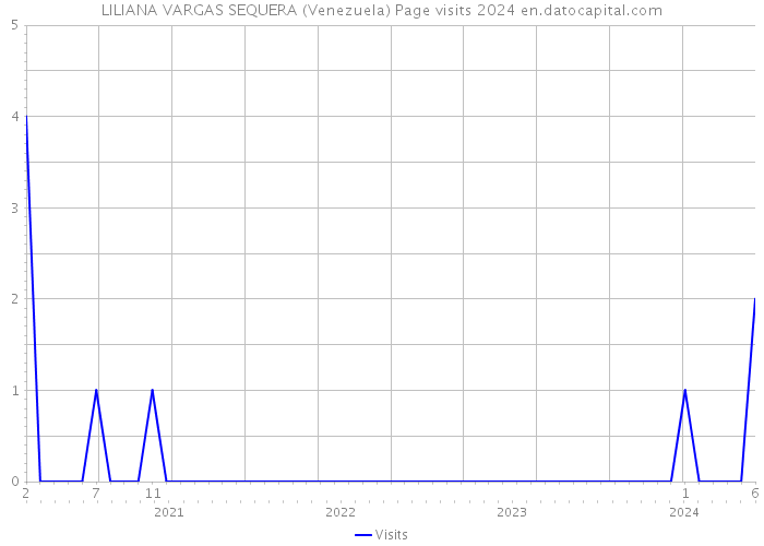 LILIANA VARGAS SEQUERA (Venezuela) Page visits 2024 