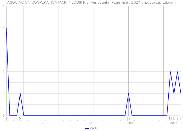 ASOCIACION COOPERATIVA MANTYEQUIP R L (Venezuela) Page visits 2024 