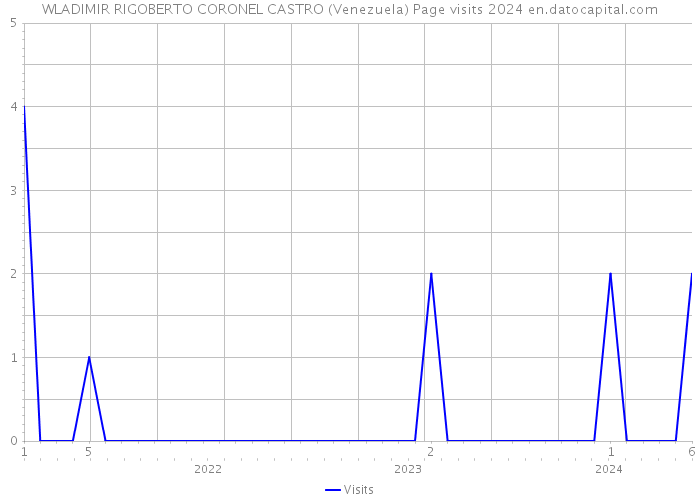 WLADIMIR RIGOBERTO CORONEL CASTRO (Venezuela) Page visits 2024 