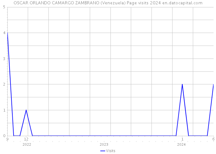 OSCAR ORLANDO CAMARGO ZAMBRANO (Venezuela) Page visits 2024 