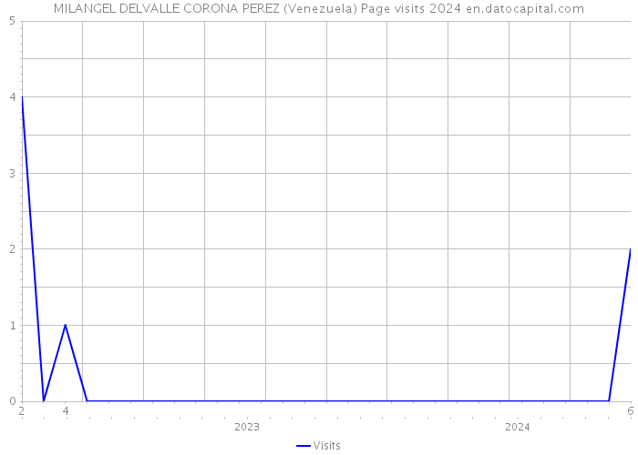 MILANGEL DELVALLE CORONA PEREZ (Venezuela) Page visits 2024 