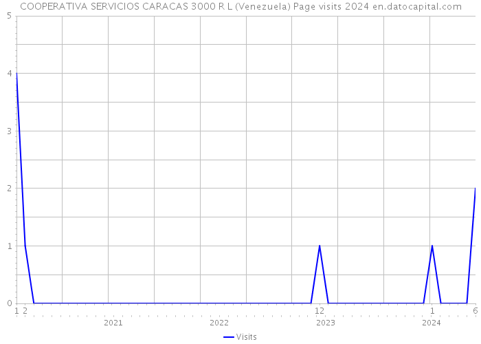 COOPERATIVA SERVICIOS CARACAS 3000 R L (Venezuela) Page visits 2024 