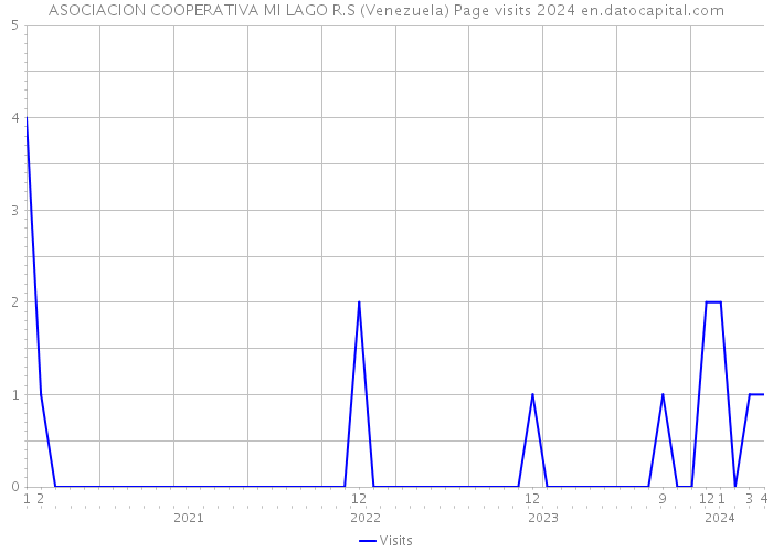 ASOCIACION COOPERATIVA MI LAGO R.S (Venezuela) Page visits 2024 