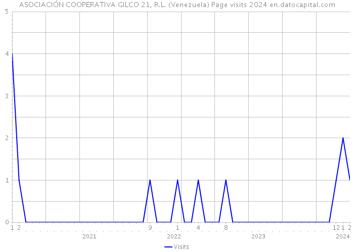 ASOCIACIÓN COOPERATIVA GILCO 21, R.L. (Venezuela) Page visits 2024 