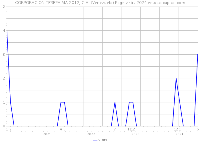 CORPORACION TEREPAIMA 2012, C.A. (Venezuela) Page visits 2024 