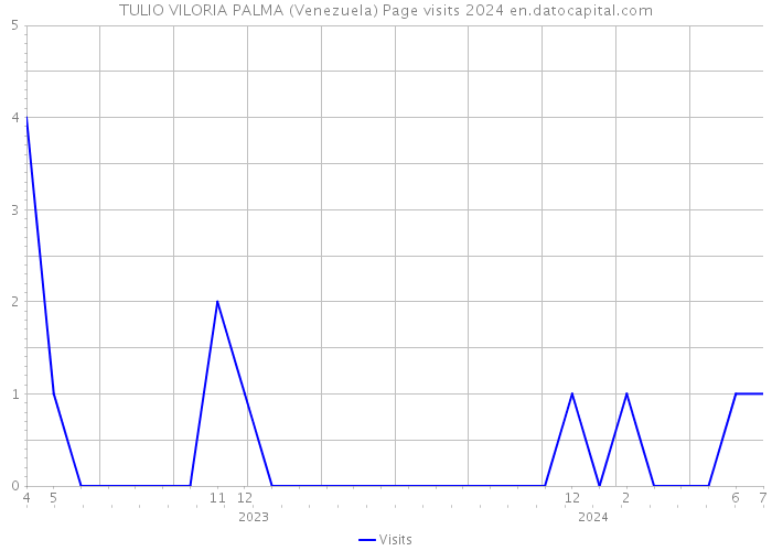 TULIO VILORIA PALMA (Venezuela) Page visits 2024 