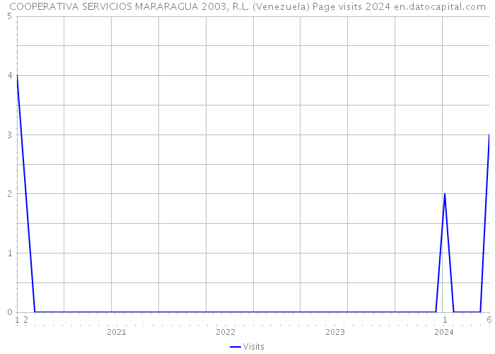 COOPERATIVA SERVICIOS MARARAGUA 2003, R.L. (Venezuela) Page visits 2024 