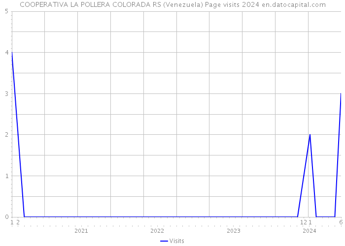 COOPERATIVA LA POLLERA COLORADA RS (Venezuela) Page visits 2024 