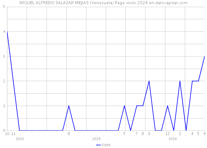 MIGUEL ALFREDO SALAZAR MEJIAS (Venezuela) Page visits 2024 