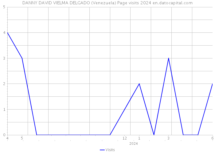 DANNY DAVID VIELMA DELGADO (Venezuela) Page visits 2024 
