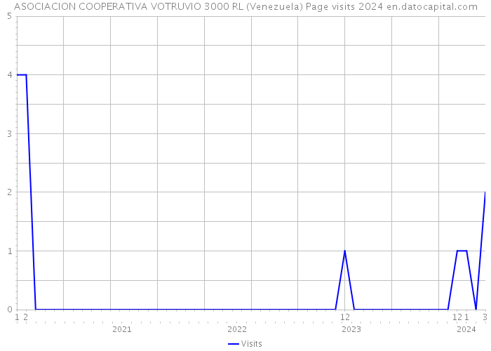 ASOCIACION COOPERATIVA VOTRUVIO 3000 RL (Venezuela) Page visits 2024 