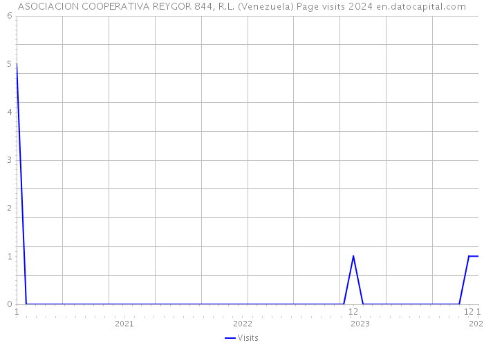 ASOCIACION COOPERATIVA REYGOR 844, R.L. (Venezuela) Page visits 2024 