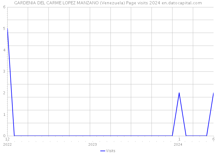 GARDENIA DEL CARME LOPEZ MANZANO (Venezuela) Page visits 2024 