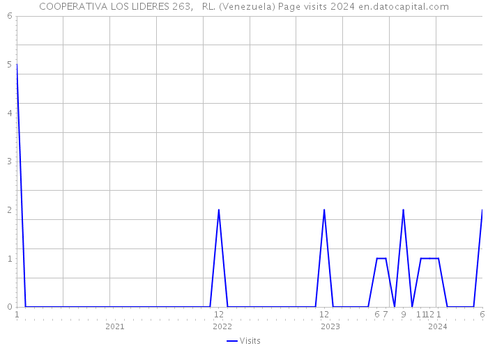 COOPERATIVA LOS LIDERES 263, RL. (Venezuela) Page visits 2024 