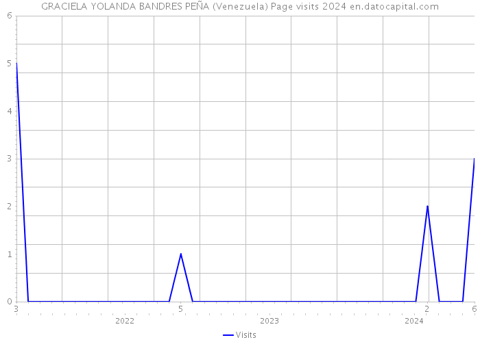 GRACIELA YOLANDA BANDRES PEÑA (Venezuela) Page visits 2024 