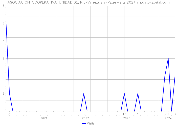 ASOCIACION COOPERATIVA UNIDAD 01, R.L (Venezuela) Page visits 2024 