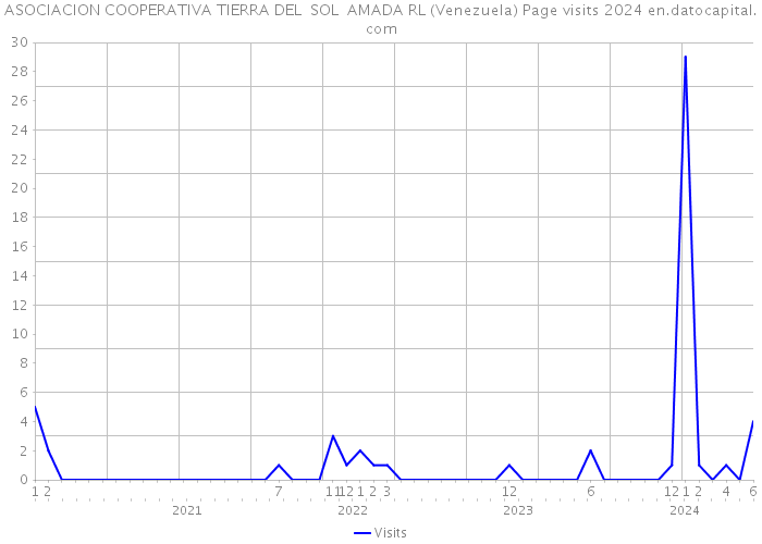 ASOCIACION COOPERATIVA TIERRA DEL SOL AMADA RL (Venezuela) Page visits 2024 
