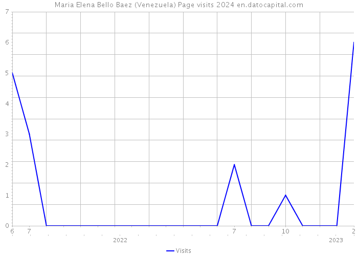 Maria Elena Bello Baez (Venezuela) Page visits 2024 