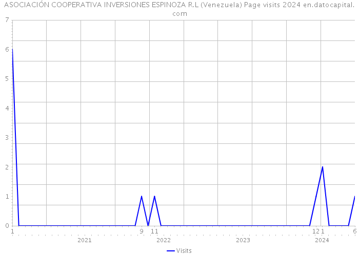 ASOCIACIÓN COOPERATIVA INVERSIONES ESPINOZA R.L (Venezuela) Page visits 2024 