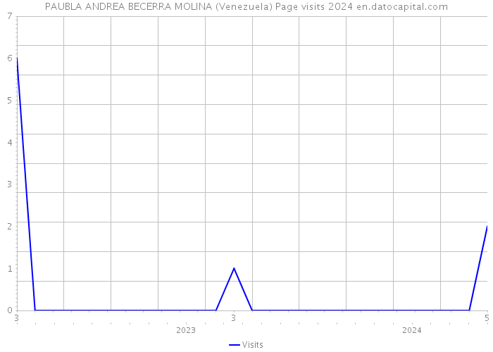 PAUBLA ANDREA BECERRA MOLINA (Venezuela) Page visits 2024 