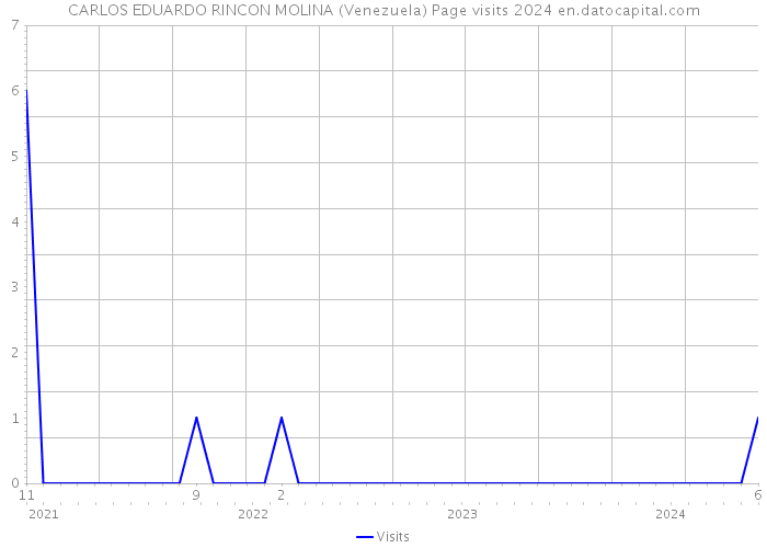 CARLOS EDUARDO RINCON MOLINA (Venezuela) Page visits 2024 