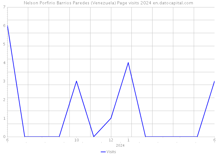 Nelson Porfirio Barrios Paredes (Venezuela) Page visits 2024 