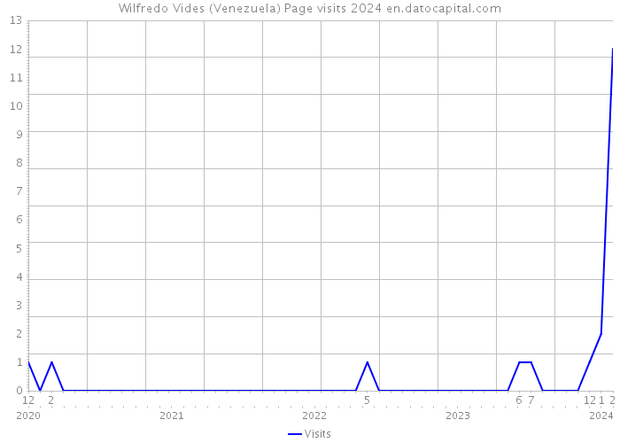 Wilfredo Vides (Venezuela) Page visits 2024 