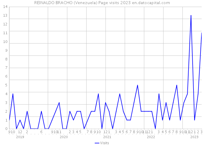REINALDO BRACHO (Venezuela) Page visits 2023 