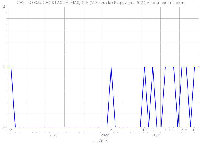 CENTRO CAUCHOS LAS PALMAS, C.A (Venezuela) Page visits 2024 