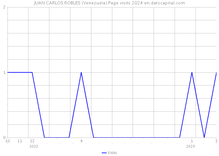 JUAN CARLOS ROBLES (Venezuela) Page visits 2024 
