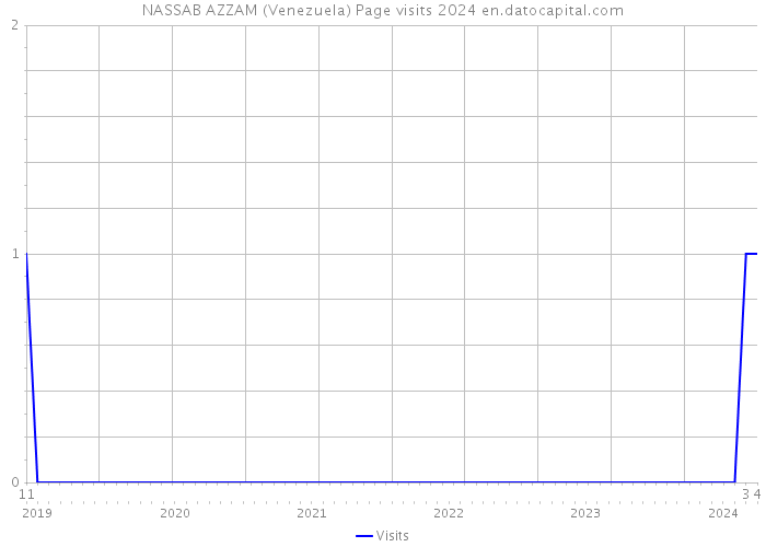 NASSAB AZZAM (Venezuela) Page visits 2024 