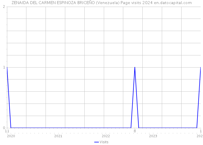 ZENAIDA DEL CARMEN ESPINOZA BRICEÑO (Venezuela) Page visits 2024 