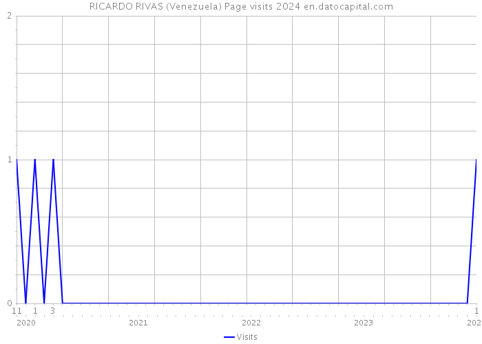 RICARDO RIVAS (Venezuela) Page visits 2024 