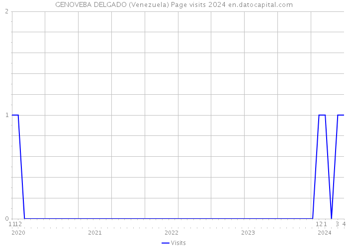 GENOVEBA DELGADO (Venezuela) Page visits 2024 